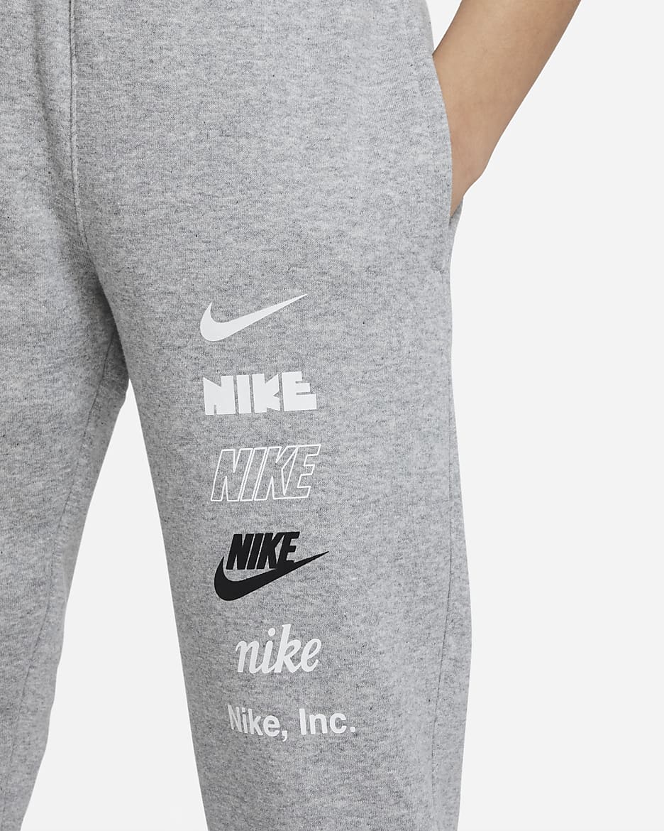 Boys nike grey joggers online